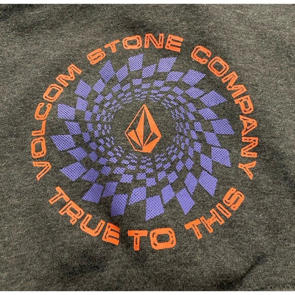 Grey Gray Volcom Baby Sweatshirt Hoodie, Size 12 months - Picture 5 of 6